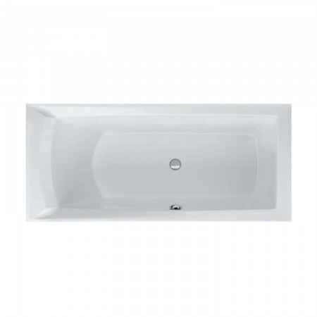 Acryl-Badewanne Dora 160 x 75 x 50cm weiss links Bodenlänge 109cm, 230 Liter