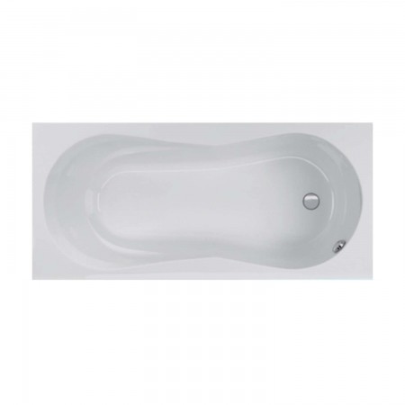 Acryl-Badewanne Curacao 175 x 80 x 42,5cm weiss Bodenlänge 136,5cm, 230 Liter