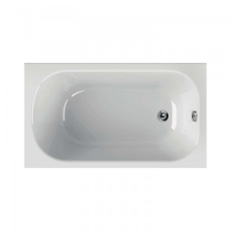 Acryl-Badewanne Korana 140 x 70 x 40cm weiss Bodenlänge 102cm, 144 Liter