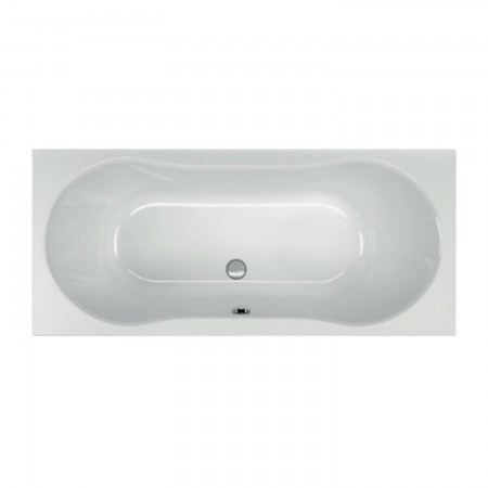 Acryl-Badewanne Lizz 180 x 80 x 43cm weiss Bodenlänge 120cm, 190 Liter