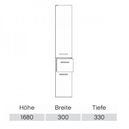 Pelipal Pineo Hochschrank Comfort N PG2  