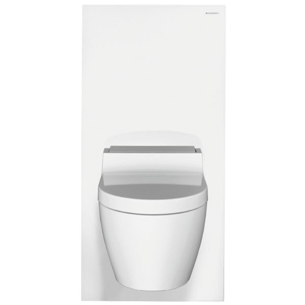 Geberit Monolith Sanitärmodul für Wand-WC 114 cm Glas weiß