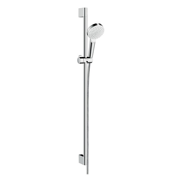 HG Brausenset Crometta 1jet/Unica 650mm weiss/chrom