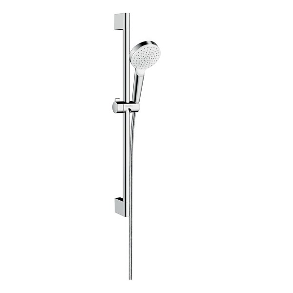 HG Brausenset Crometta 1jet EcoSmart 9 l/min/Unica 650mm weiss/chrom