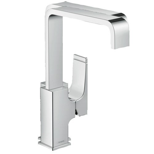 Hansgrohe Metropol Waschtischmischer 230 chrom Schwenkauslauf mit Push-Open Ablaufg.