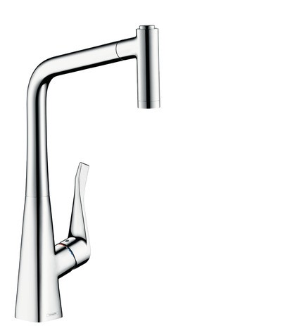 HG Spültischmischer 320 mit sBox Ausziehbrause M7116-H320 chrom