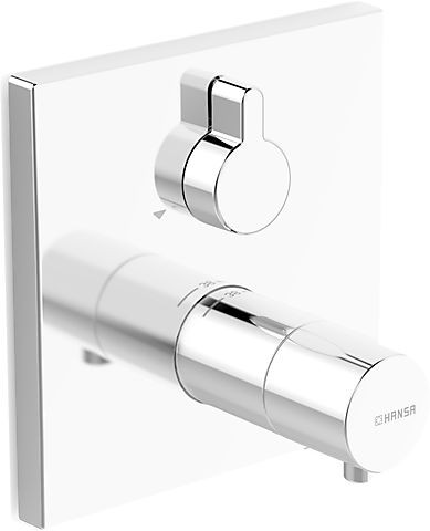 HA Funktionseinheit mit Dekorset Therm.- Wannen-Batt. Hansaliving 4058, verchr.
