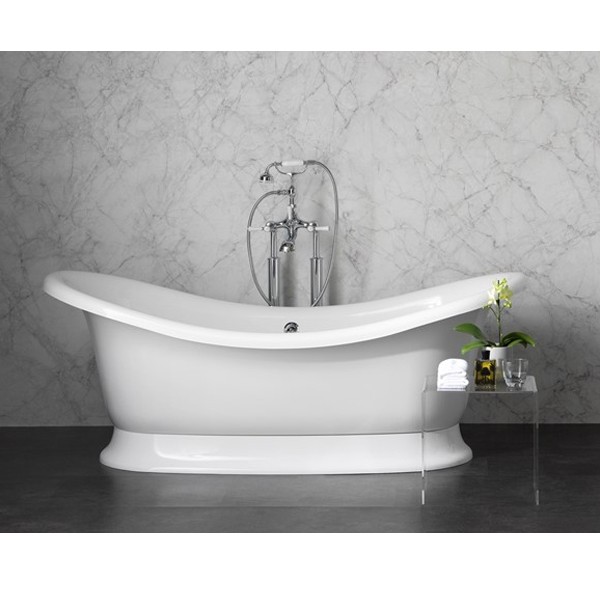 Victoria & Albert, Marlborough Badewanne mit Sockel weiß