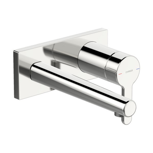 HA Fertigmontageset WT-Wandbatterie 2-Loch, Hansadesigno 5109 chrom