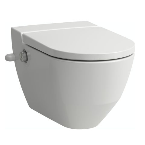 LF Wand-Tiefspül-Dusch-WC CLEANET NAVIA 580x360 rimless ext Anschluss weiß matt