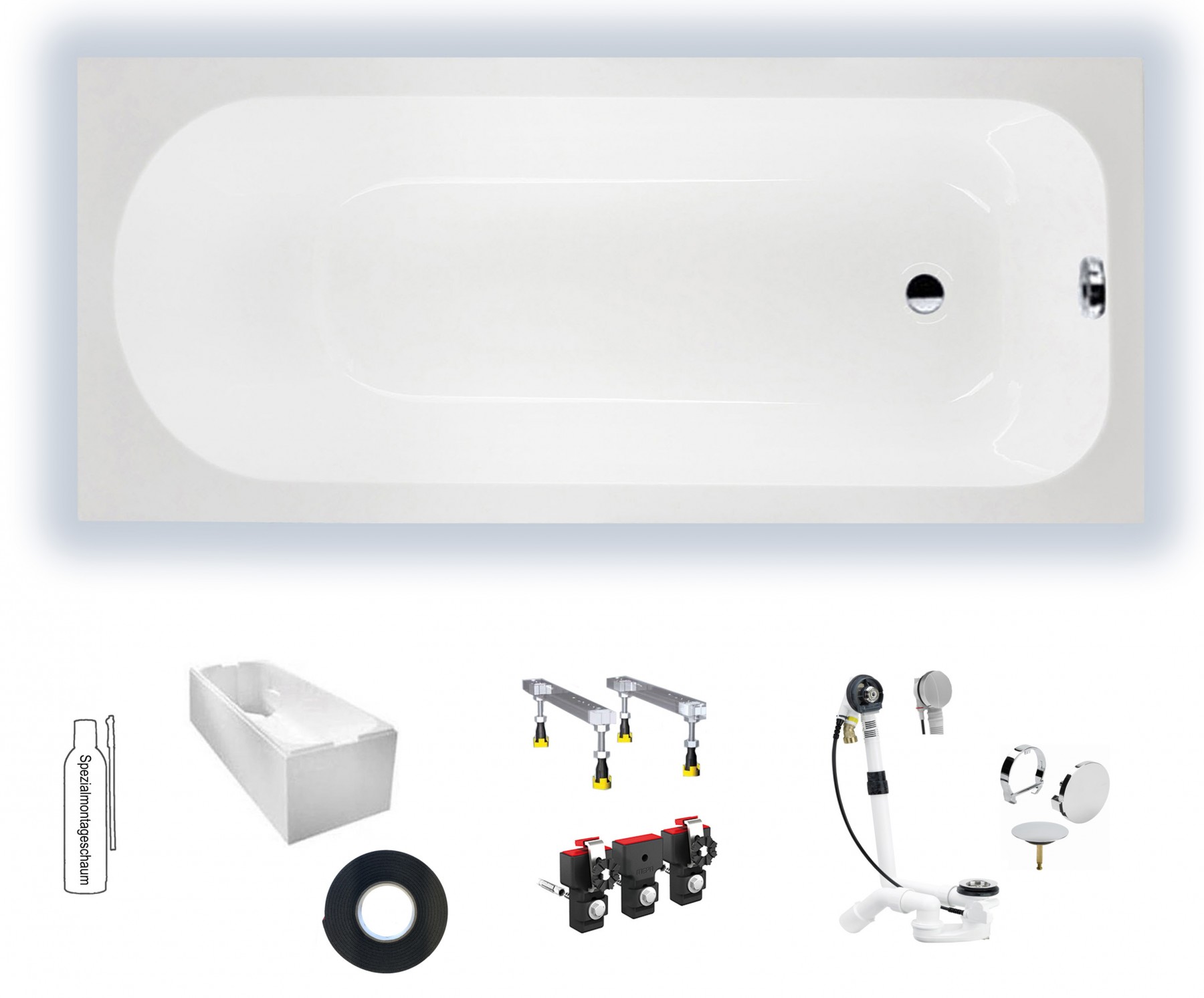 Hoesch Topeka/Procasa 1700x750x420 Badewanne 5570.010