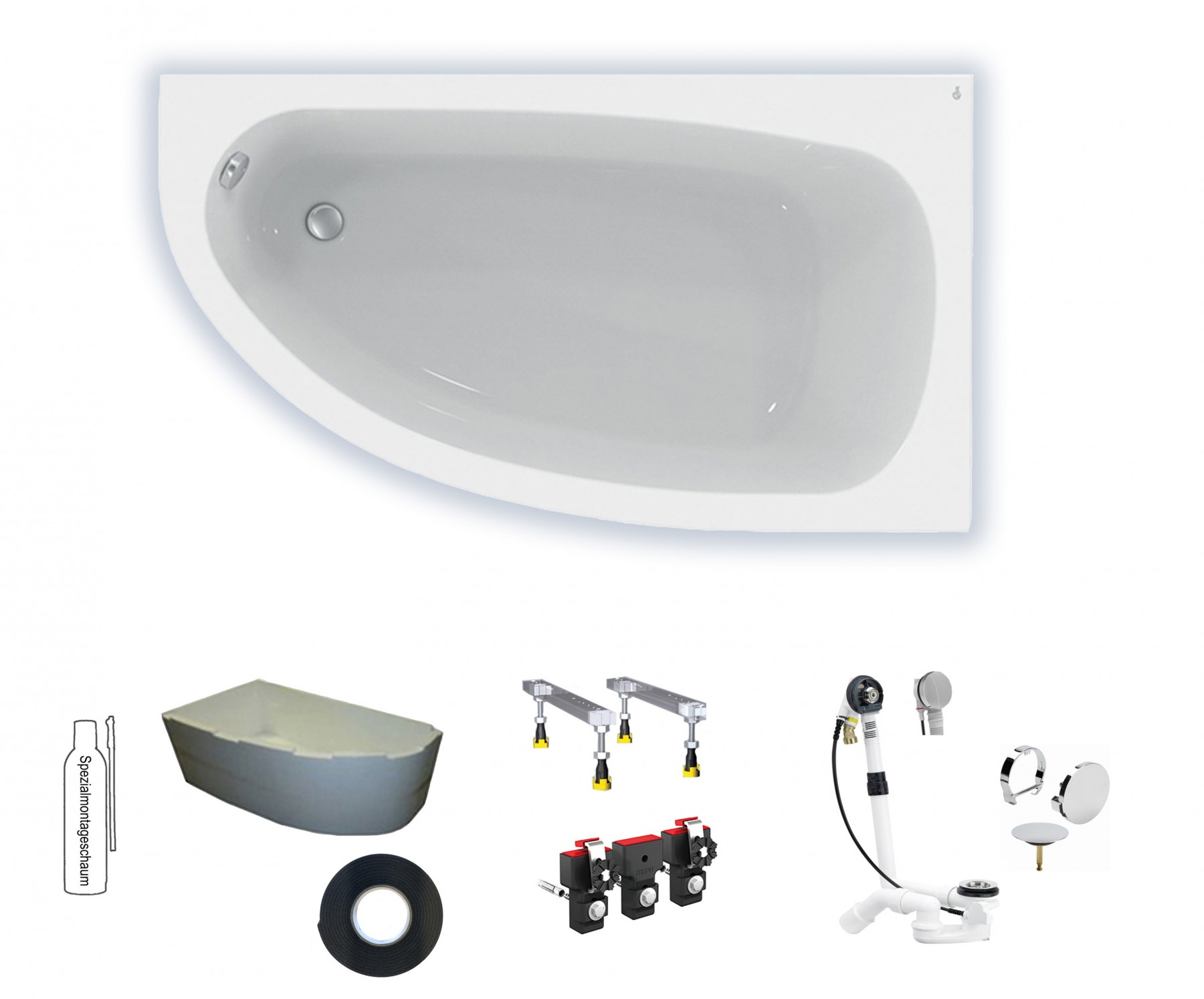 Ideal Standard Hotline Neu/ Surf rechts 1600x900 Badewanne K275701