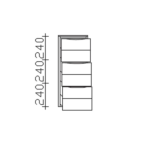 Pelipal Solitaire 6025 Highboard 450 mm