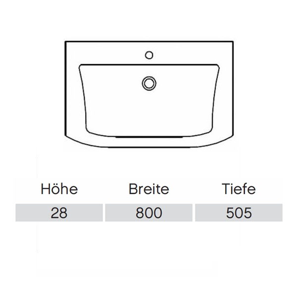 Pelipal Contea Badmöbelset - Comfort N 1.6 Set bestehend aus: