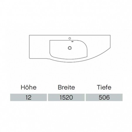 Pelipal Solitaire 7005 Glas-Waschtisch  