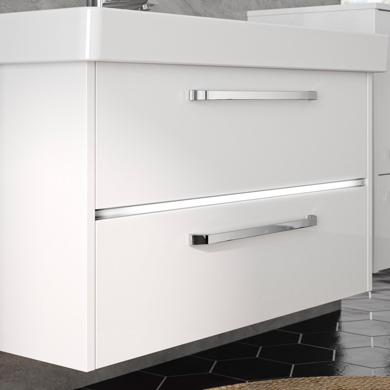 Pelipal Fokus 3050 Badmöbelset 5 inkl. Leuchtblende
