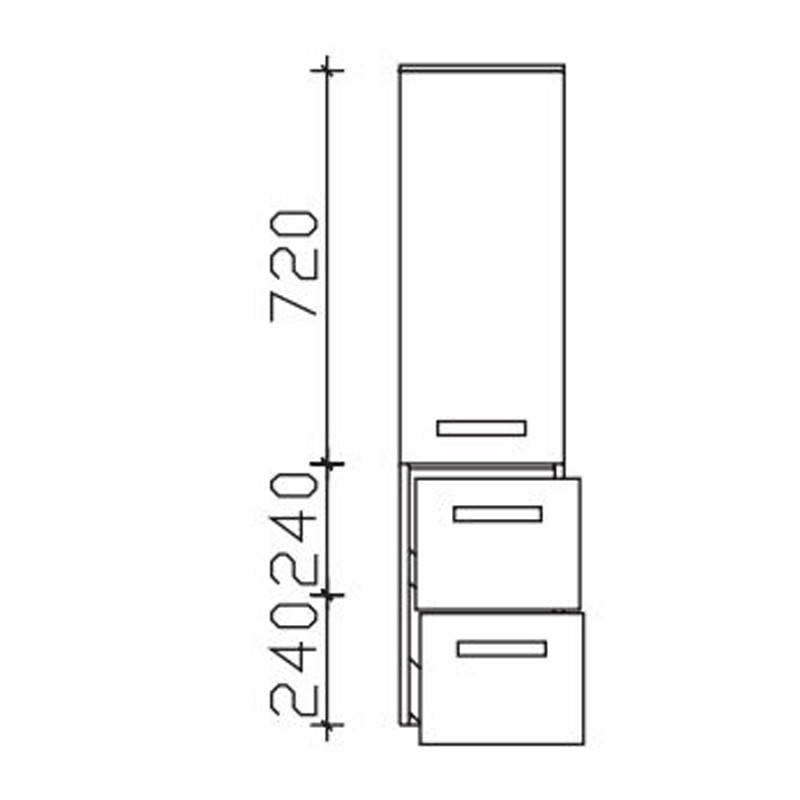 Pelipal Fokus 4005 Midischrank 1210 mm