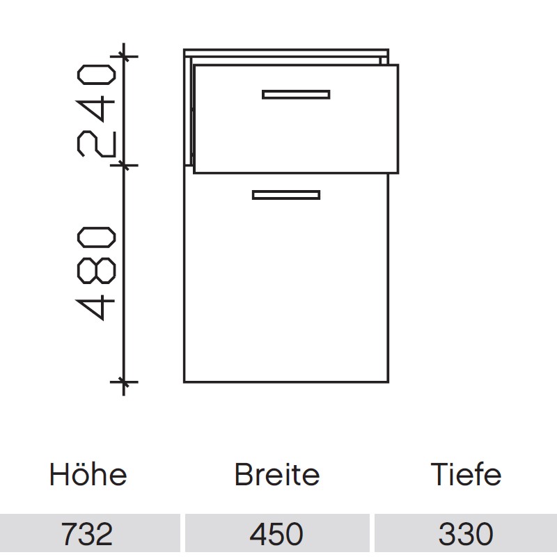 Pelipal Pineo Highboard Comfort N PG2  