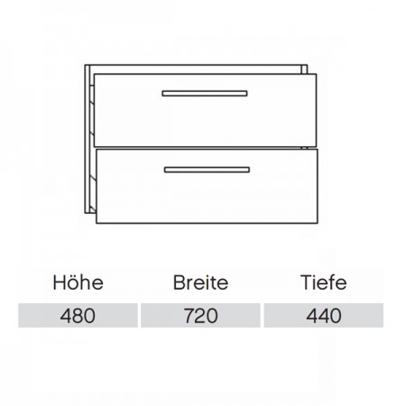 Pelipal Pineo Waschtischunterschrank Comfort N PG2  