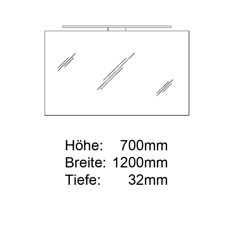 Pelipal Solitaire 6005 Argona Flächenspiegel 1200  