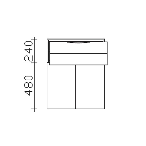 Pelipal Solitaire 6025 Highboard 600 mm PG1