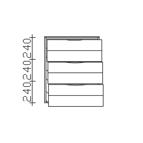 Pelipal Solitaire 6025 Highboard 600 mm PG1