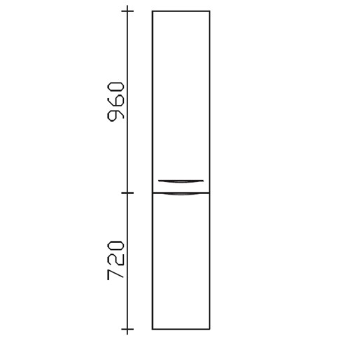 Pelipal Solitaire 6025 Hochschrank 300 mm PG1