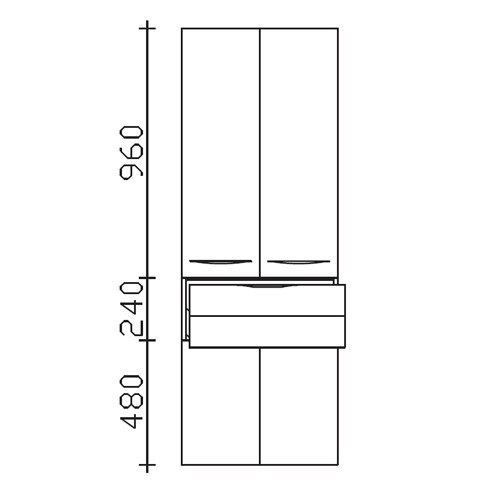 Pelipal Solitaire 6025 Hochschrank (6025-HS 60-03) PG2