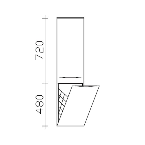 Pelipal Solitaire 6025 Midischrank 450 mm PG1