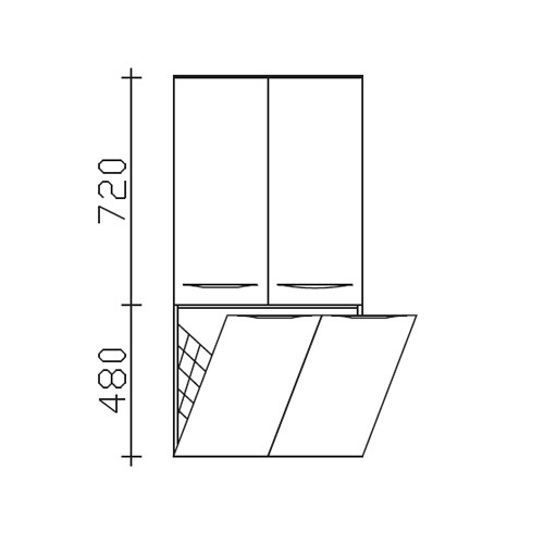 Pelipal Solitaire 6025 Midischrank 600 mm PG2