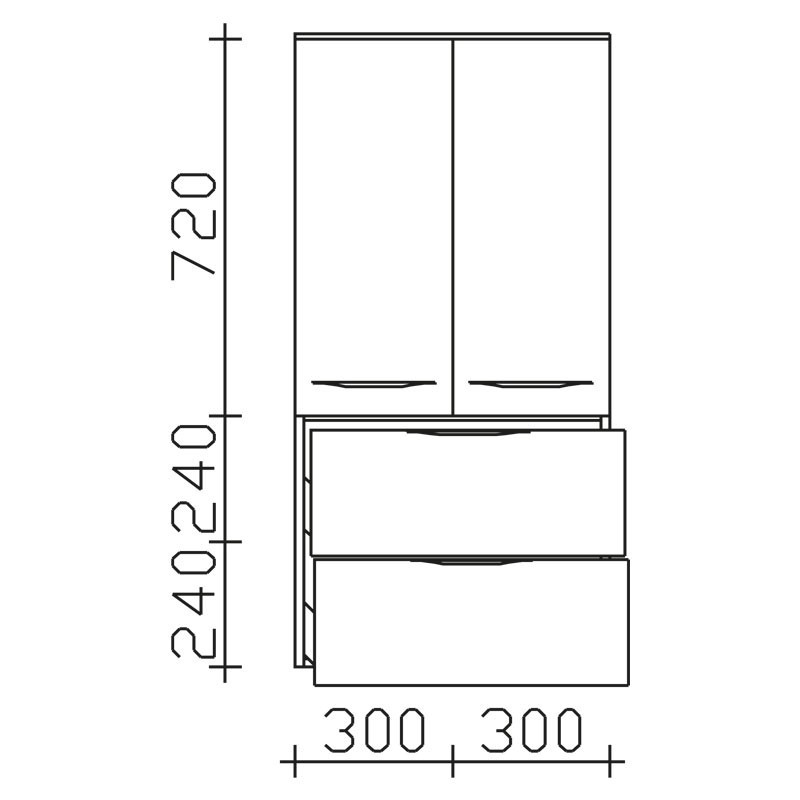 Pelipal Solitaire 6025 Midischrank (PEL6025-MS 60-03) PG2