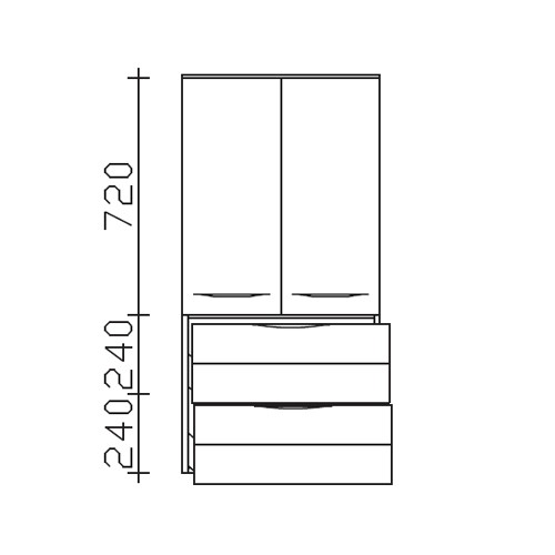 Pelipal Solitaire 6025 Midischrank (PEL6025-MS 60-03) PG2