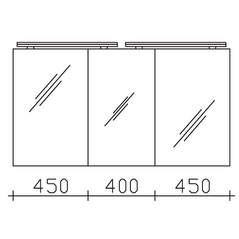 Pelipal Solitaire 6025 Spiegelschrank 1300