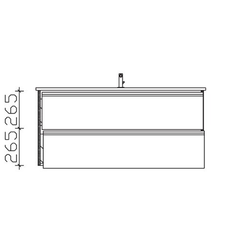 Pelipal Solitaire 6040 Waschtischunterschrank 1183 PG2