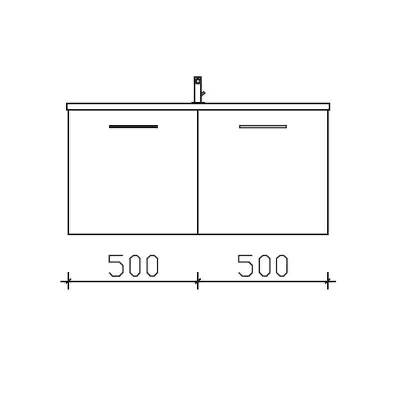 Pelipal Solitaire 6110 Waschtischunterschrank 1000 mm