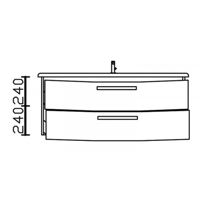 Pelipal Solitaire 7005 Waschtischunterschrank 1186  