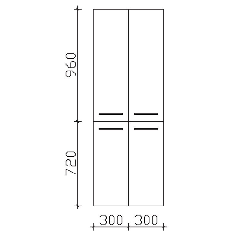 Pelipal Universelle Beimöbel Hochschrank (PELHCT016017) PG1