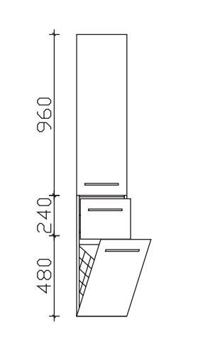 Pelipal Universelle Beimöbel Hochschrank PG1