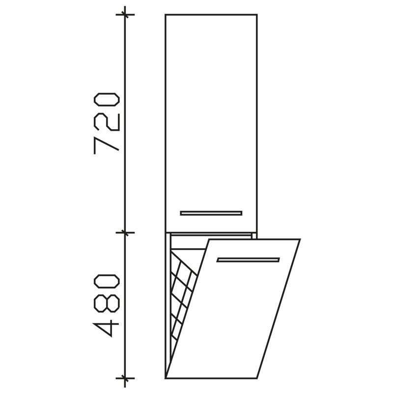 Pelipal Universelle Beimöbel Hochschrank PG2