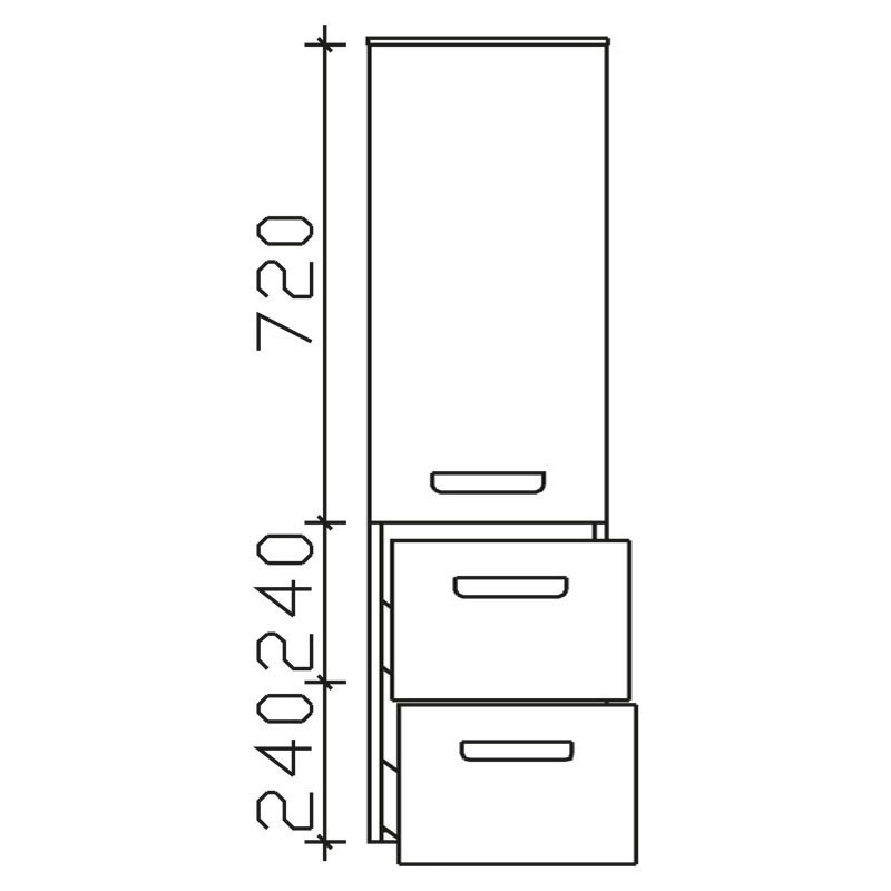 Pelipal Universelle Beimöbel Midischrank PG1