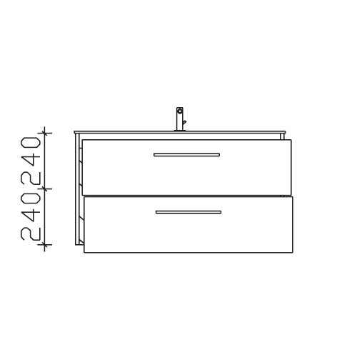 Pelipal Solitaire 6910 Waschtischunterschrank 700 PG2