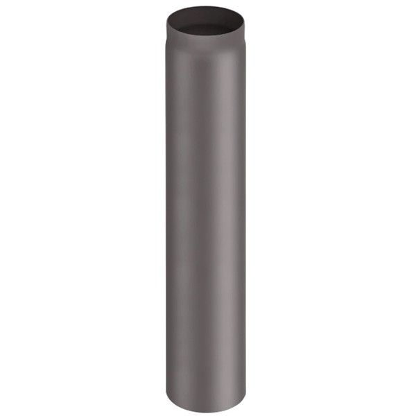 Rockytherm Rauchrohr 1000 mm, DM120, Farbe: Grau