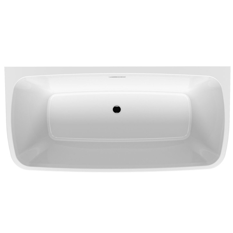 Riho Adore Sonderform-Badewanne 1800x860 mm, wandstehend, weiß