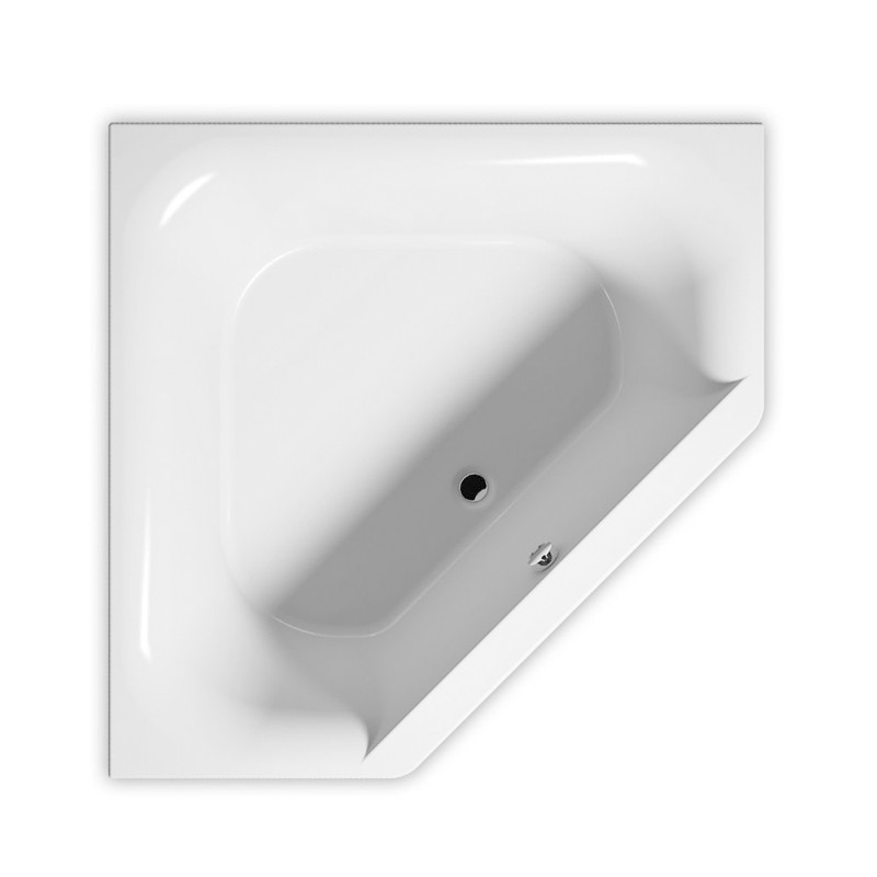 Riho Austin Plug & Play Badewanne, Eckeinbau inkl. Füße, 1450x1450 mm, 270 Ltr.