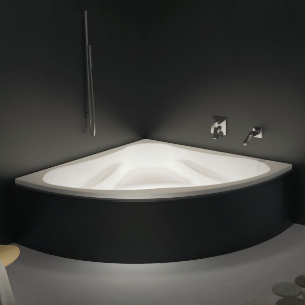 Riho Eck-Badewanne Neo 140x140 cm / weiß B076001005 AKTIONSPREIS