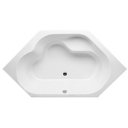 Riho Eck-Badewanne Winnipeg 145x145 cm / weiß BA48005