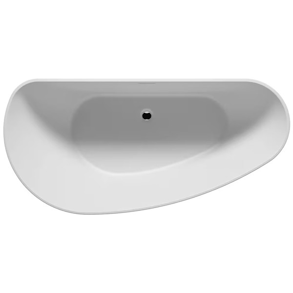 GRANADA 170x80x60 cm, R , seidenmatt, Kein System / freistehende Wanne