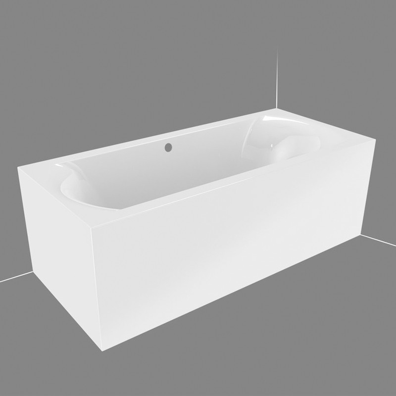 Riho Linares Plug & Play Badewanne, Eckausführung, links, 1600x700mm, 95 Ltr.