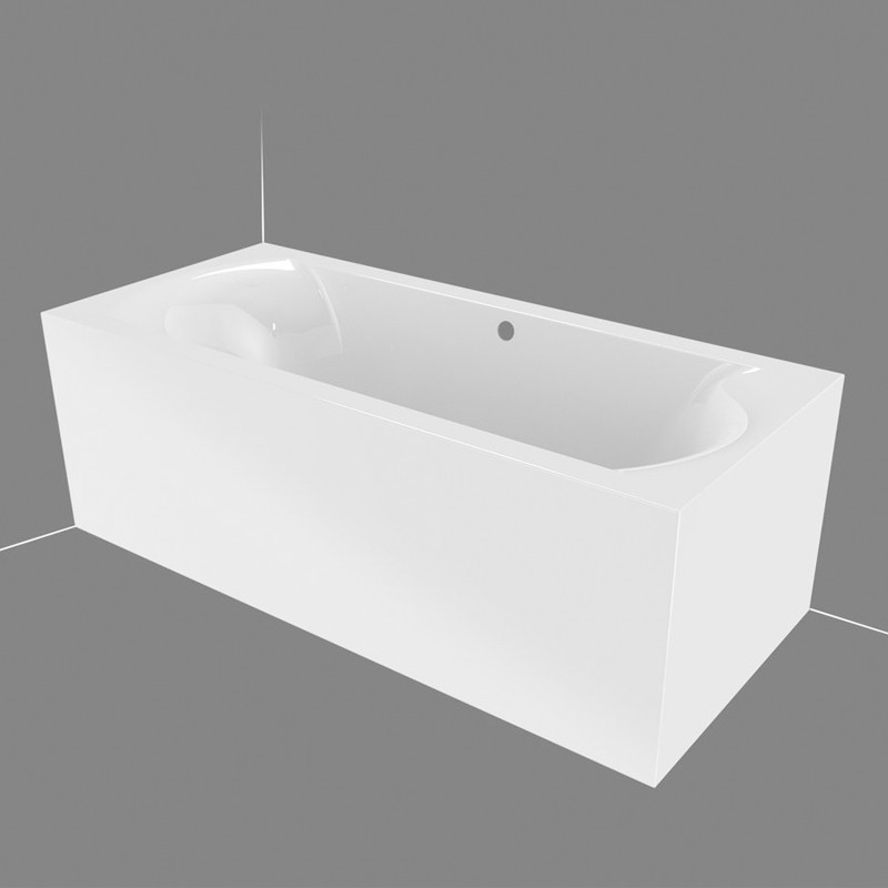 Riho Linares Plug & Play Badewanne, Eckausführung rechts, 1600x700mm, 95 Ltr.