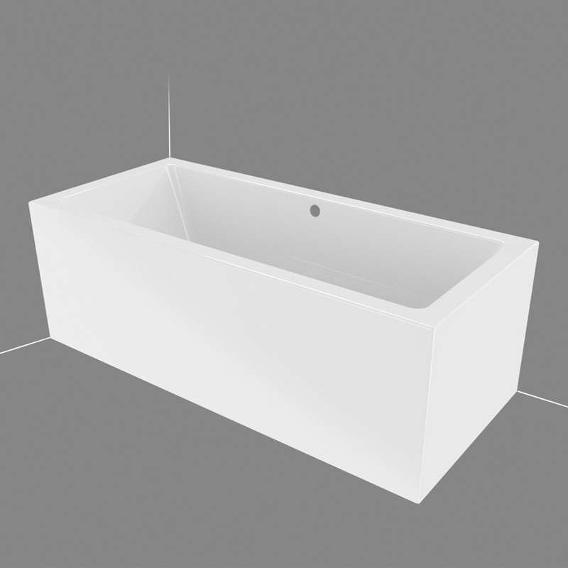 Riho Lugo Plug & Play Badewanne, Eckausführung, rechts, 1700x750mm, 170 Ltr.